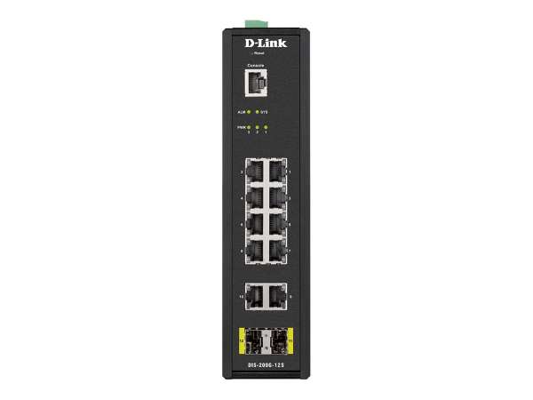 D-Link DIS 200G-12S - Switch - managed - 10 x