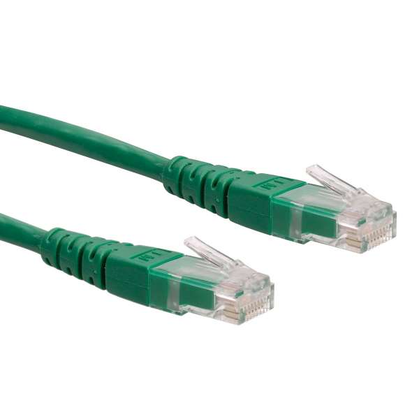ROLINE Patch-Kabel - RJ-45 (M) - RJ-45 (M) - 3 m - UTP - ( Kategorie 6 ) - grün