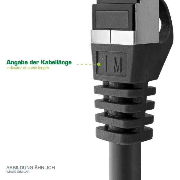 InLine 100er Bulk-Pack Patchkabel - S/FTP (PiMf) - Cat.6 - PVC - CU - blau - 0,5m