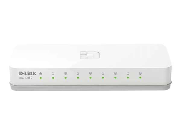 D-Link DES 1008C - Switch - unmanaged - 8 x 10/100