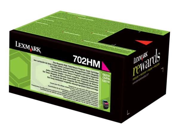 Lexmark 702HM - Magenta - original - Tonerpatrone