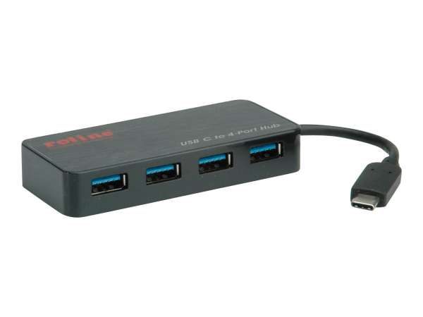 ROLINE Hub - 4 x SuperSpeed USB 3.0 - Desktop