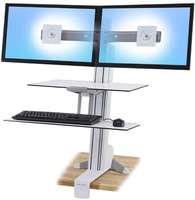 Ergotron WorkFit-S Dual Workstation - Stehender Tischwandler