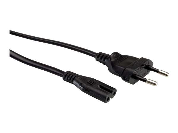 ROLINE Stromkabel (250 VAC) - IEC 320 EN 60320 C8 (M) - IEC 320 EN 60320 C7 (W)