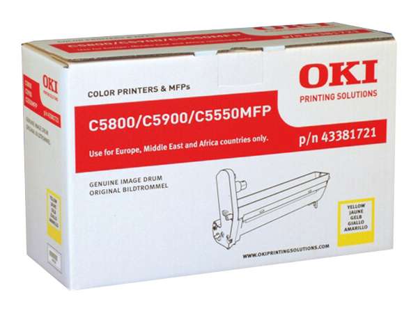 OKI Gelb - original - Trommeleinheit - für C5550 MFP
