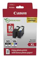 Canon PG-585XL/CL-586XL Photo Value Pack - 2er-Pack - Hohe Ergiebigkeit - Schwarz, Farbe (Cyan, Mage