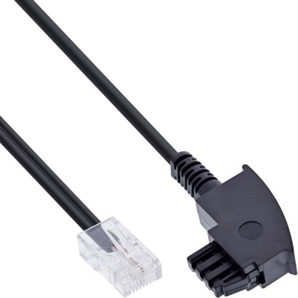 InLine TAE-F Kabel für DSL-Router - TAE-F Stecker an RJ45 8P2C - 0,5m