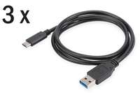 DIGITUS USB-Kabel - 24 pin USB-C (M) zu USB Typ A (M)