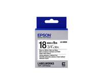 Epson LabelWorks LK-5WBW - Stark klebend - Schwarz auf Weiß - Rolle (1,8 cm x 9 m)