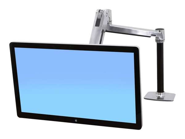 Ergotron LX HD Sit-Stand - Befestigungskit (Gelenkarm, Stange, VESA-Adapter, Tisch-Klemme, Befestigu