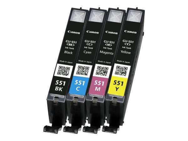 Canon CLI-551 C/M/Y/BK Multipack - 4er-Pack - 7 ml