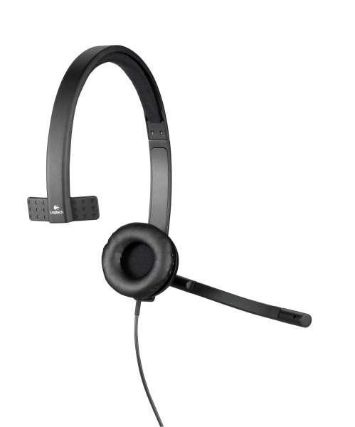 Logitech H570e Monophon Kopfband Schwarz Headset