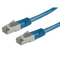 ROLINE Patch-Kabel - RJ-45 (M) - RJ-45 (M) - 5 m - FTP - ( Kategorie 5e ) - Blau