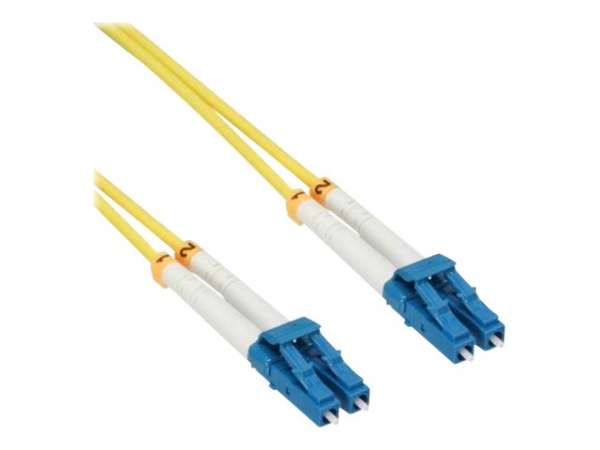 InLine LWL Duplex Kabel - LC/LC - 9/125µm - OS2 - 0,5m