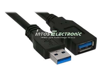 InLine USB 3.2 Gen.1 Kabel - A Stecker / Buchse - 3m