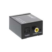 InLine Audio DA-Wandler - Eingang Toslink oder Cinch - Ausgang 2x Cinch Stereo
