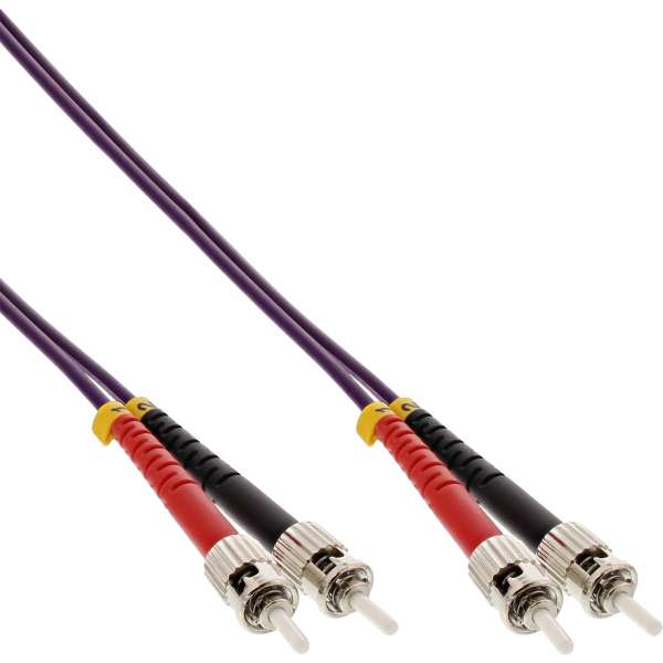 InLine LWL Duplex Kabel - ST/ST - 50/125µm - OM4 - 7,5m