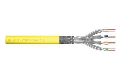DIGITUS CAT 7A S/FTP Datenkabel - Verlegekabel, 1000 Meter, Simplex, B2ca, GHMT PVP zertifiziert
