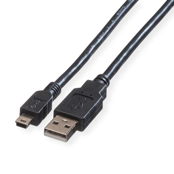 ROLINE USB-Kabel - USB (M) zu Mini-USB, Typ A (M)