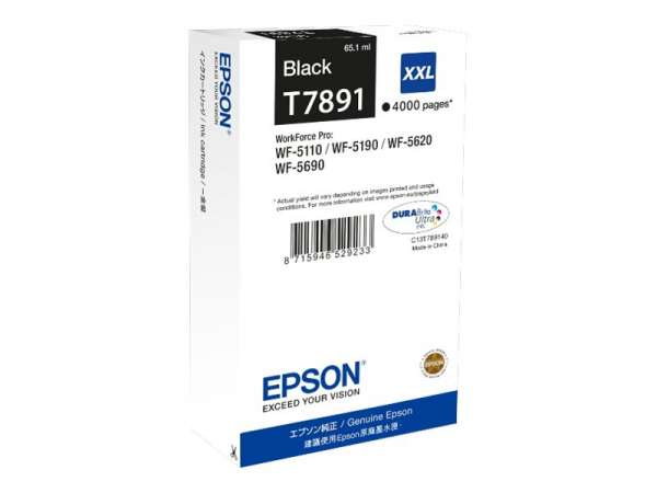 Epson T7891 - 65.1 ml - Größe XXL - Schwarz - original