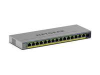 Netgear Easy Smart GS116EPP - Switch - L3 - Smart - 1 x 10/100/1000 + 15 x 10/100/1000 (PoE+)
