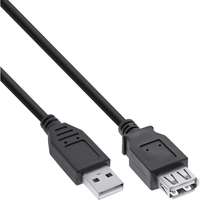 InLine USB 2.0 Verlängerung - Stecker / Buchse - Typ A - schwarz - 0,5m