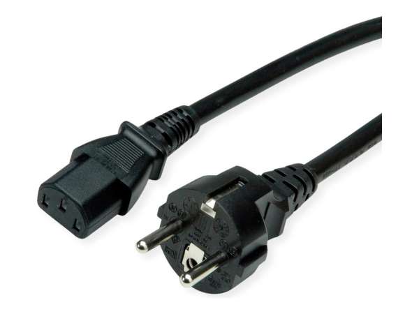 ROLINE Stromkabel - power CEE 7/7 (M) zu power