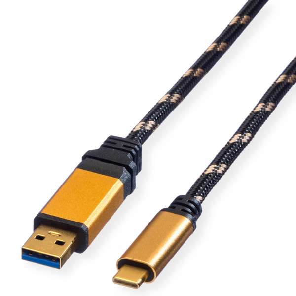 ROLINE Gold - USB-Kabel - USB Typ A (M) zu USB-C (M)