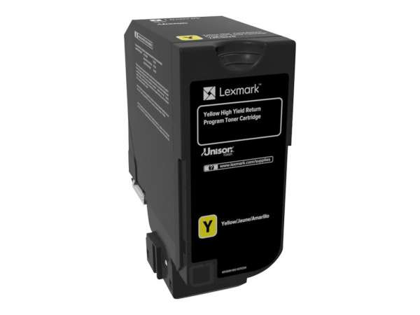 Lexmark Hohe Ergiebigkeit - Gelb - original
