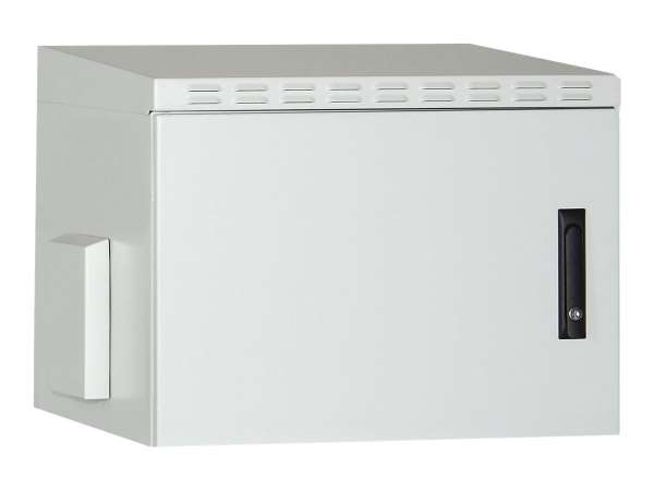 DIGITUS Professional - Gehäuse - geeignet für Wandmontage - Hellgrau, RAL 7035 - 9U - 48.3 cm (19")