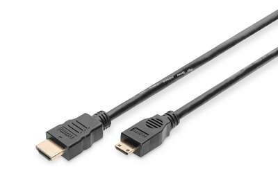 DIGITUS ASSMANN - HDMI-Kabel - 19 pin mini HDMI Type C männlich zu HDMI männlich