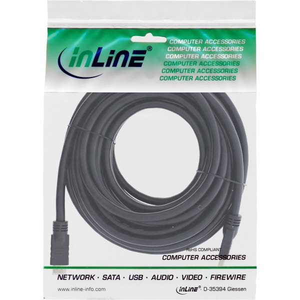 InLine HDMI-High Speed Kabel mit Ethernet - Premium - 4K2K - ST/ST - schwarz - 10m