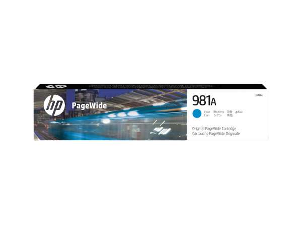 HP 981A - 70 ml - Cyan - original - PageWide