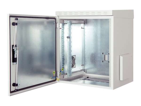 DIGITUS Professional - Gehäuse - geeignet für Wandmontage - Hellgrau, RAL 7035 - 20U - 48.3 cm (19")