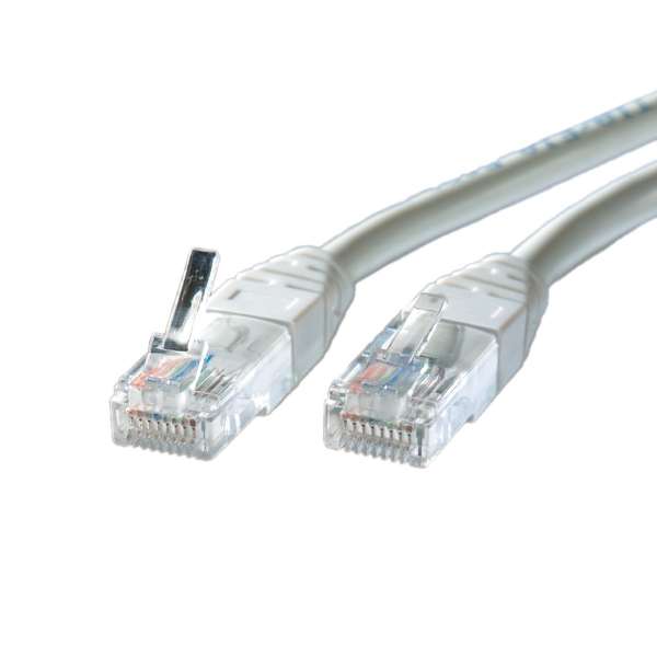 ROLINE Patch-Kabel - RJ-45 (M) - RJ-45 (M) - 20 m - UTP - ( Kategorie 5e ) - Grau