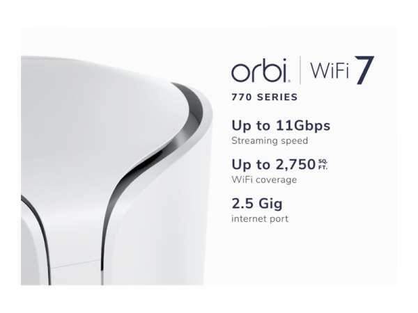 Netgear Orbi 770 Series RBE770 - WLAN-System - (Extender)