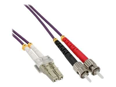 InLine LWL Duplex Kabel - LC/ST - 50/125µm - OM4 - 7,5m
