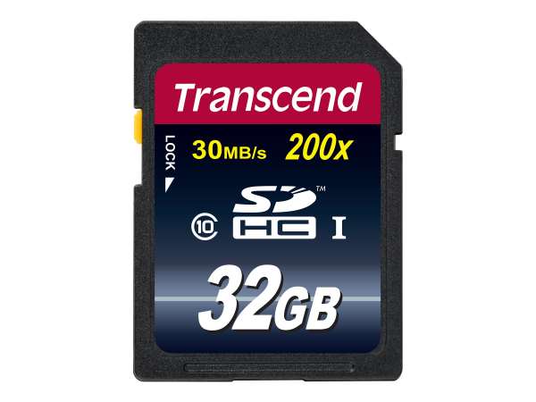 Transcend Flash-Speicherkarte - 32 GB - Class 10