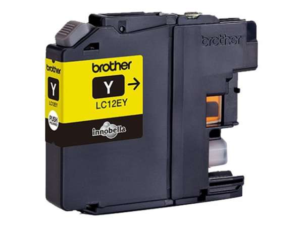 Brother LC12EY - XL-Kapazität - Gelb - original