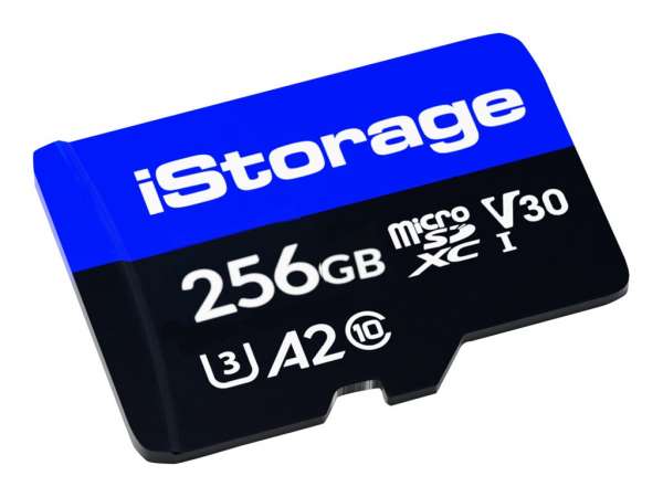 iStorage Flash-Speicherkarte - 256 GB - A2 / Video Class V30 / UHS-I U3 / Class10 - microSDXC (Packu