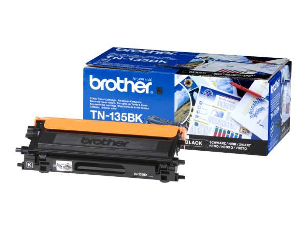Brother TN135BK - Schwarz - original - Tonerpatrone