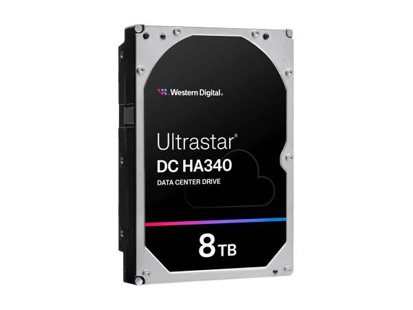 WD Ultrastar DC HA340 WUS721208BLE6L4 - Festplatte - Rechenzentrum - 8 TB - intern - 3.5" (8.9 cm)
