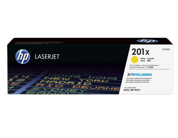 HP 201X - Hohe Ergiebigkeit - Gelb - original - LaserJet - Tonerpatrone (CF402X)