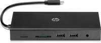 HP USB-C-Reisehub mit mehreren Anschlüssen - Kabelgebunden - USB 3.2 Gen 1 (3.1 Gen 1) Type-C - 10,1