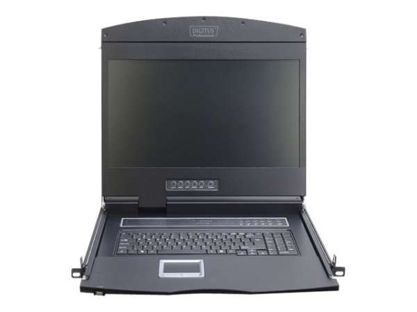 DIGITUS Modulare Konsole mit 19" TFT (48,3cm) & Touchpad