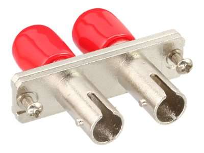 InLine LWL Kupplung - Duplex ST/ST - Multimode - Keramik-Hülse - zum Einbau