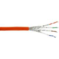 InLine Verlegekabel Cat.7a - S/FTP (PiMF) 4x2x0,58 AWG23 - 1200MHz - LSZH - 50m