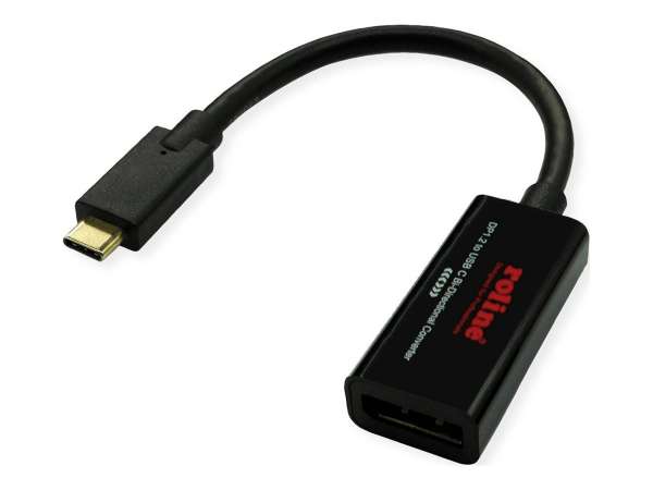 ROLINE Adapterkabel - 24 pin USB-C (M) zu DisplayPort (W)