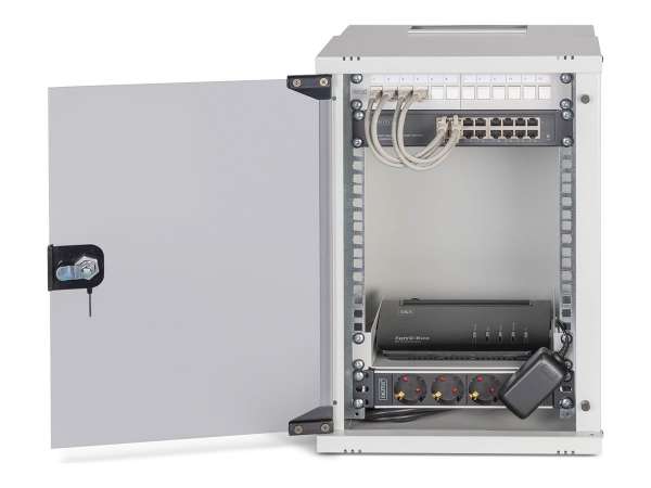 DIGITUS Netzwerk-Set SOHO Pro, 254 mm (10") - 9HE, 315 x 300 mm (B x T)