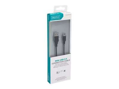 DIGITUS USB-Kabel - USB (M) bis Mini-USB, Typ B (M)